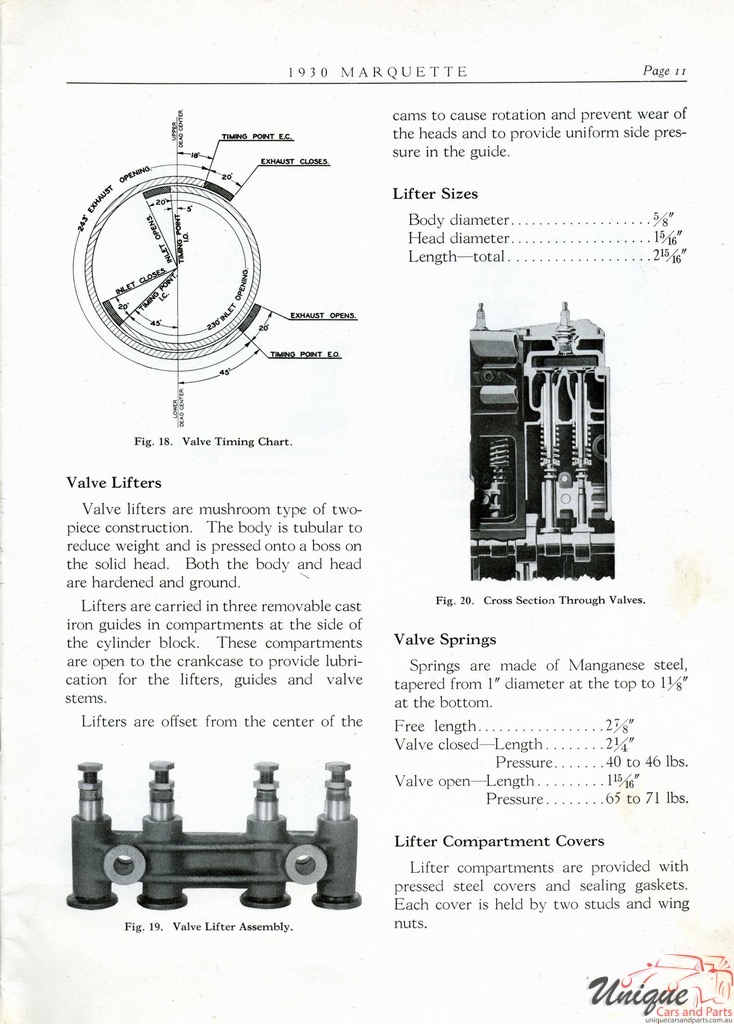 1930 Buick Marquette Specifications Booklet Page 63